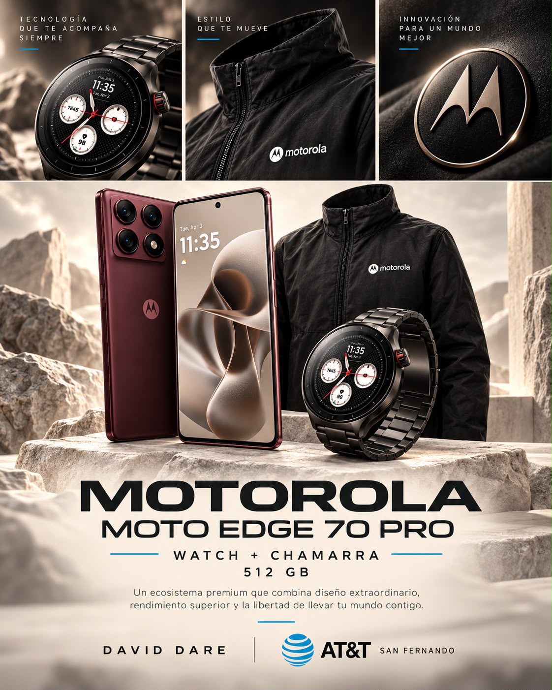 Motorola Edge 70 Pro + Moto Watch